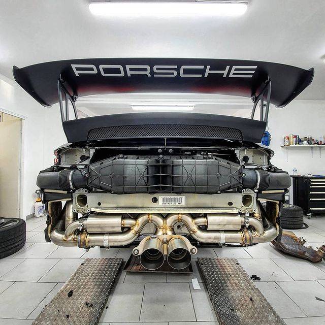 Echappement Titane Porsche GT3RS